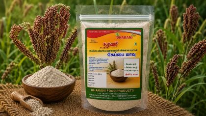 Picture of Ragi flour 400gm( கேழ்வரகு மாவு400gm)